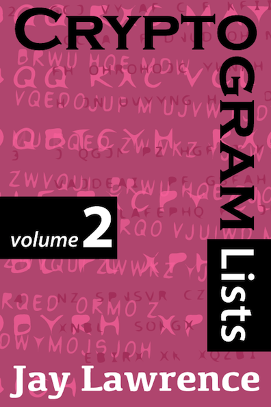 Cryptogram Lists, Volume 2